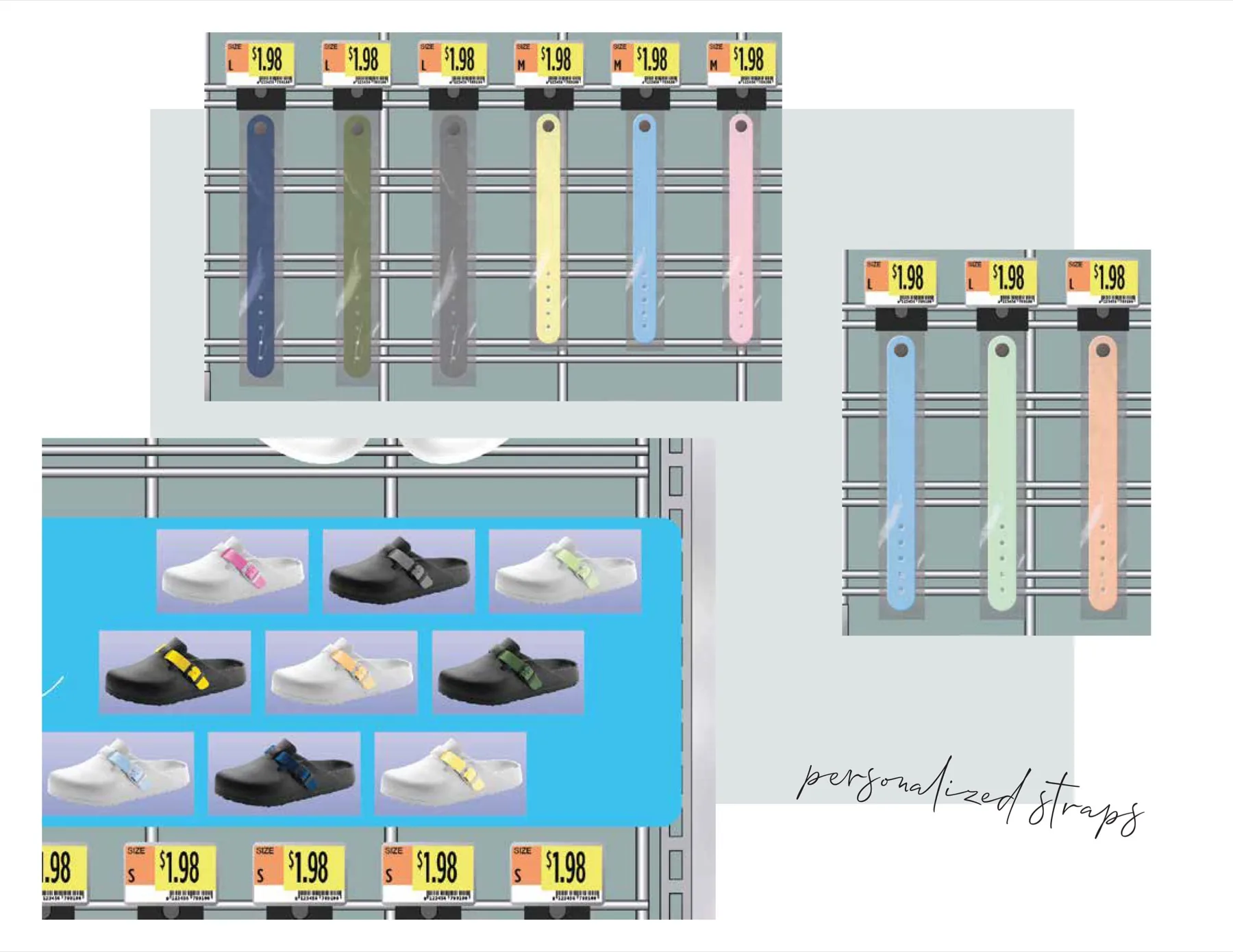 Original Steve Madden packaging concept board
